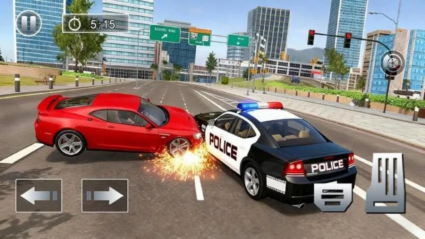 警车狂飙赛游戏