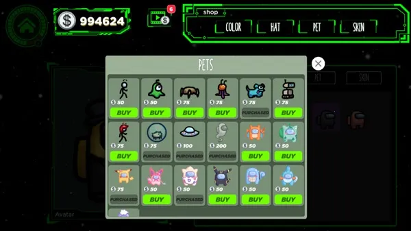 我们之间皮肤模拟器 我们之间皮肤模拟器