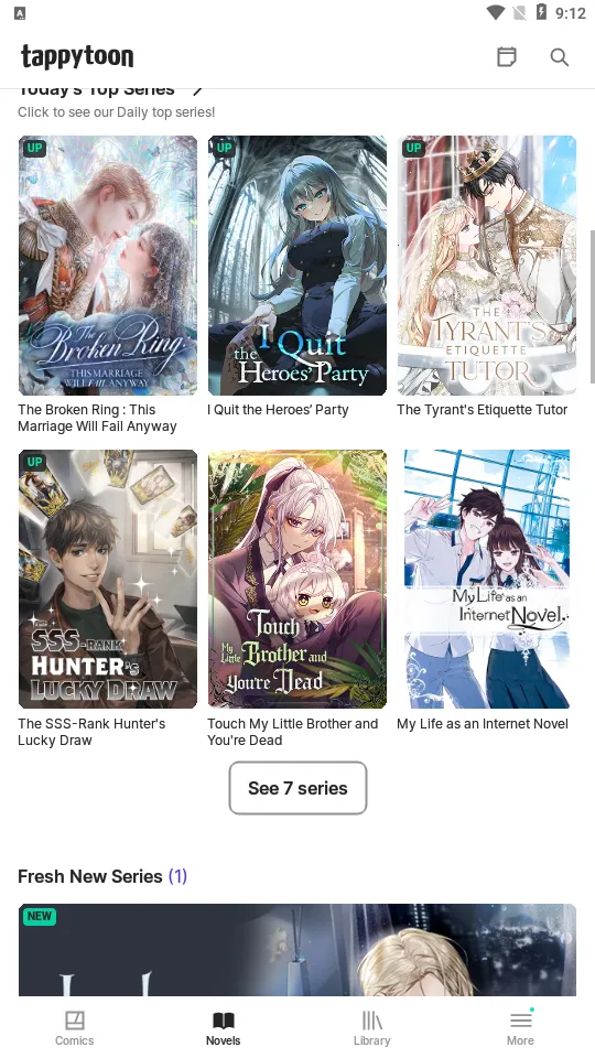 tappytoon�ٷ���Ѱ�װv3.51.1 ��Ѱ��ͼ