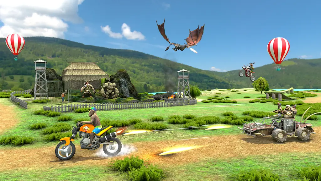 3D����Ħ�У���ͷ׷����(Ħ�й���׷����Ϸ)v0.2 �ٷ������ͼ