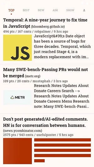 Hacki(HackerNews�ͻ���)v3.0.0 ��׿���ͼ