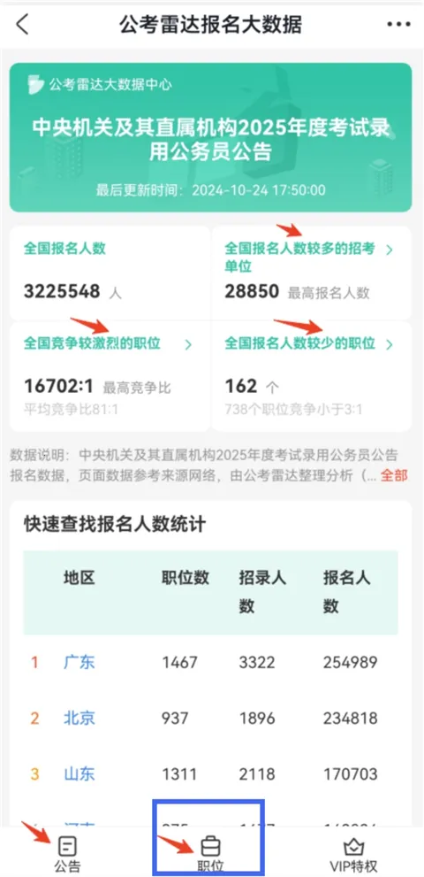 公考雷达(公职类选岗APP) 公考雷达(公职类选岗APP)