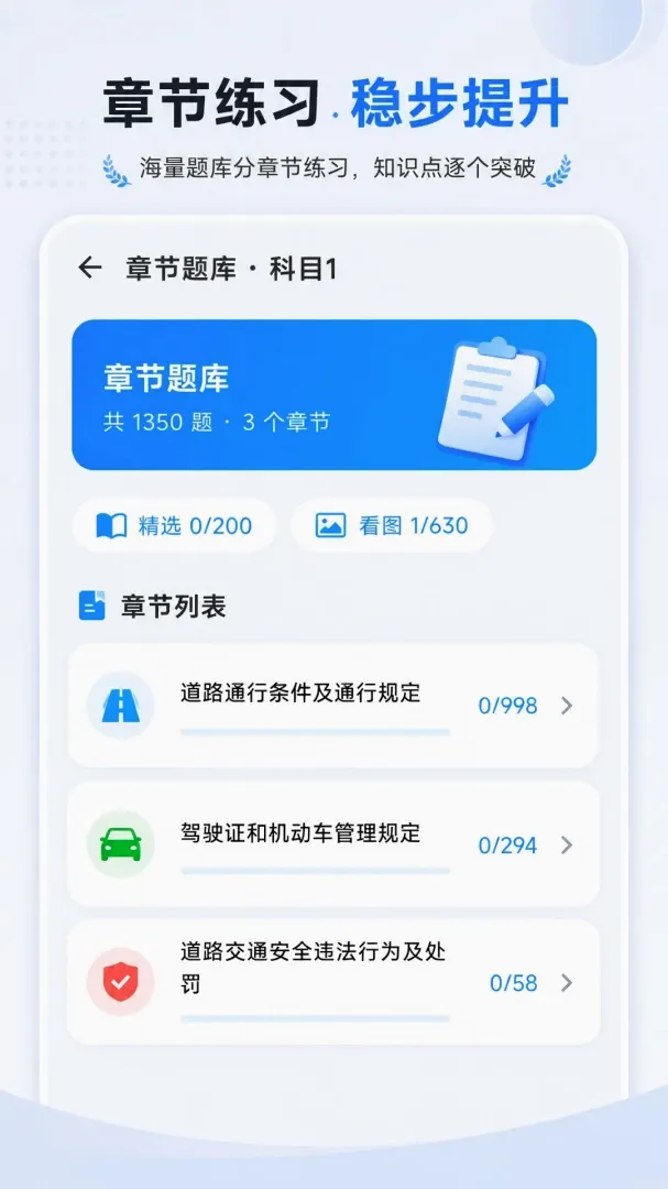 驾考科目自学题库软件 驾考科目自学题库软件